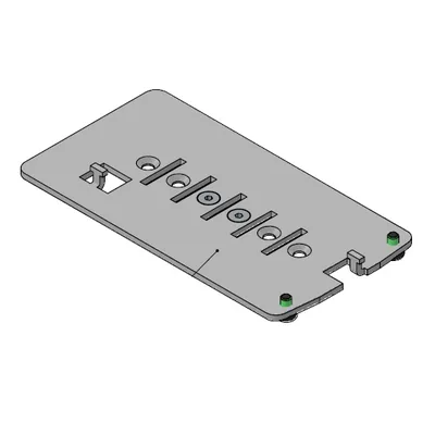 Ergonomic Solutions SpacePole Multigrip plate